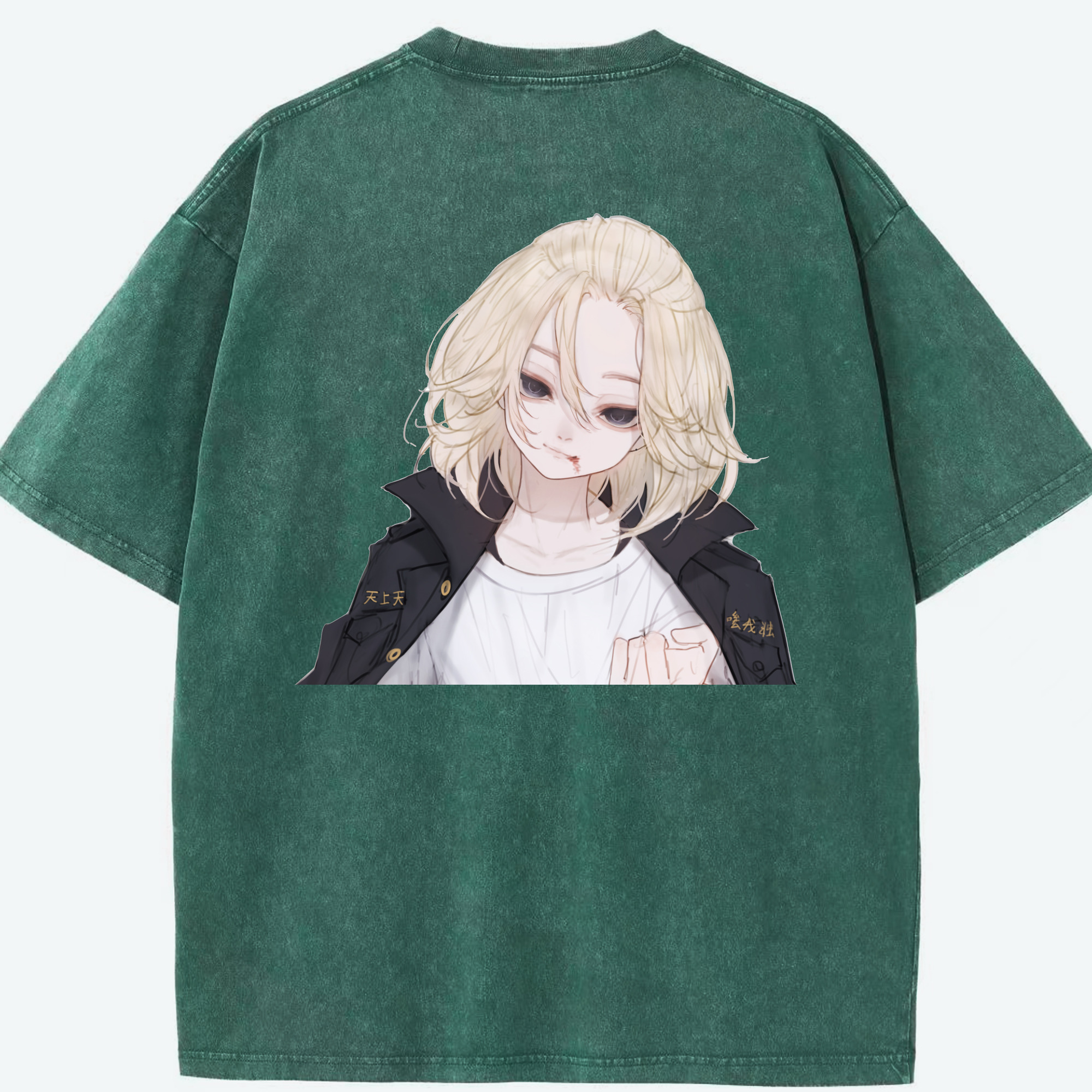 （画像用） 東京リベンジャーズ Tokyo Revengers 綿100% ヴィンテージ風 半袖Tシャツ（背面プリント）